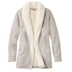 NWOT L.L. Bean 1912 Sherpa Lined Cardigan